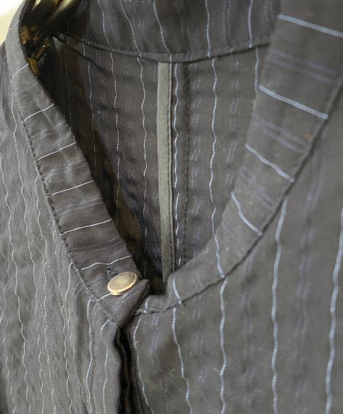 JOURNAL STANDARD relume（ジャーナルスタンダード レリューム）JOURNAL STANDARD relume (ジャーナルスタンダード レリューム) N/Rダブルストライプブラウス ネイビー サイズ:Ｆree 未使用品の古着・服飾アイテム