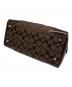 中古・古着 COACH (コーチ) シグネチャー ハンプトンズ サッチェル バッグ ブラウン：7000円