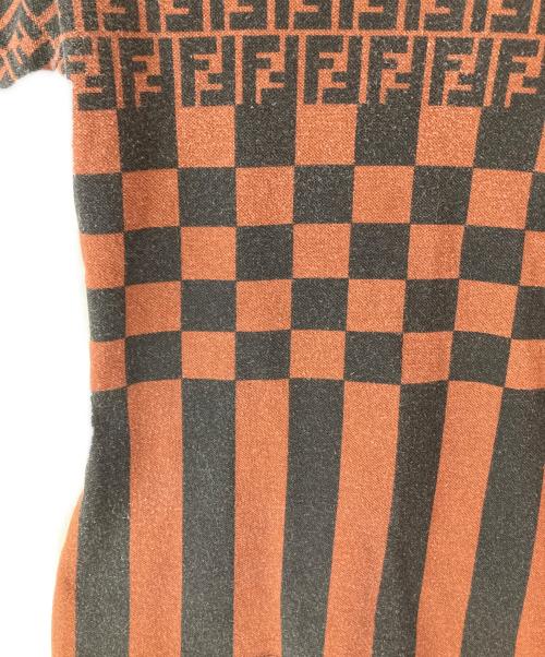 FENDI（フェンディ）FENDI (フェンディ) ズッカ×ペカン切替半袖カットソー ブラウン サイズ:無の古着・服飾アイテム