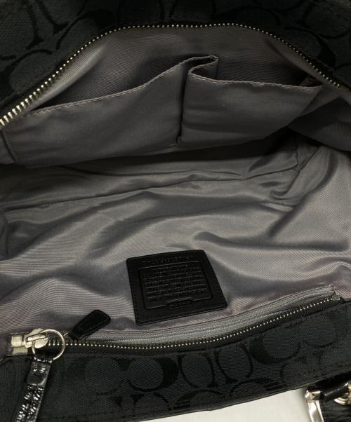 COACH（コーチ）COACH (コーチ) ソーホー シグネチャー トートバッグ ブラックの古着・服飾アイテム