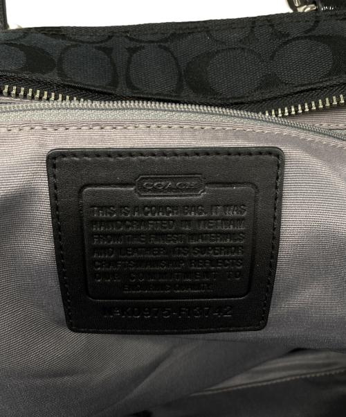 COACH（コーチ）COACH (コーチ) ソーホー シグネチャー トートバッグ ブラックの古着・服飾アイテム