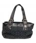 COACH (コーチ) ソーホー シグネチャー トートバッグ ブラック：11000円