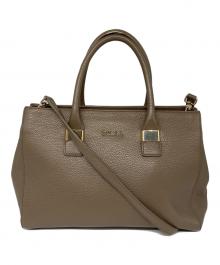 FURLA（フルラ）の古着「2WAYショルダーバッグ」｜グレージュ