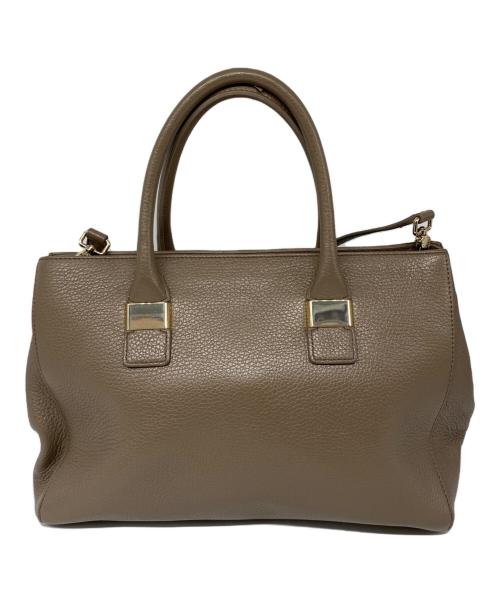 FURLA（フルラ）FURLA (フルラ) 2WAYショルダーバッグ グレージュの古着・服飾アイテム
