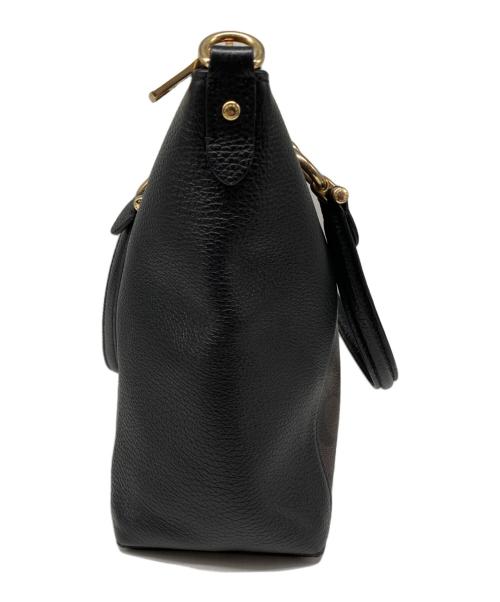 COACH（コーチ）COACH (コーチ) ケイシー サッチェル シグネチャー キャンバス 2WAYショルダーバッグ ブラックの古着・服飾アイテム