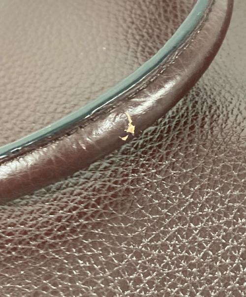 COACH（コーチ）COACH (コーチ) ペブルレザー ミニ エマ サッチェル 2WAY ショルダー バッグ ブラウンの古着・服飾アイテム