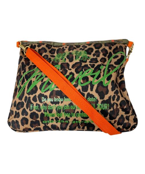 LeSportsac（レスポートサック）LeSportsac (レスポートサック) MUVEIL (ミュベール) コラボレオパードショルダーバッグ ブラウンの古着・服飾アイテム