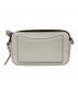 MARC JACOBS (マークジェイコブス) THE SNAPSHOT DTM ショルダーバッグ ホワイト×ブラック：15000円