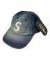 SUPREME（シュプリーム）の古着「25SS Cordura Denim S Logo 6-Panel キャップ」｜Bleached Indigo