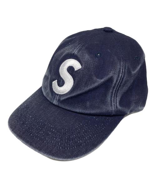 SUPREME（シュプリーム）SUPREME (シュプリーム) 26SS Pigment Coated S Logo 6-Panel キャップ Navyの古着・服飾アイテム