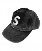 SUPREMEシュプリーム）の古着「26SS Pigment Coated S Logo 6-Panel キャップ」｜Black