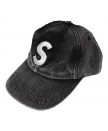 SUPREME（シュプリーム）の古着「26SS Pigment Coated S Logo 6-Panel キャップ」｜Black