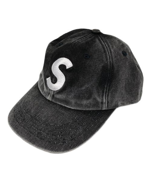 SUPREME（シュプリーム）SUPREME (シュプリーム) 26SS Pigment Coated S Logo 6-Panel キャップ Black サイズ:無の古着・服飾アイテム