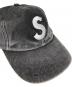 中古・古着 SUPREME (シュプリーム) 26SS Pigment Coated S Logo 6-Panel キャップ Black サイズ:無：11000円