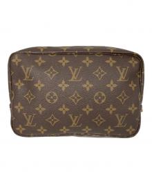 LOUIS VUITTON（ルイ ヴィトン）の古着「トゥルーストワレット23 コスメポーチ」｜ブラウン