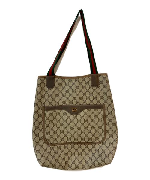 GUCCI（グッチ）GUCCI (グッチ) シェリーライントートバッグ ベージュの古着・服飾アイテム