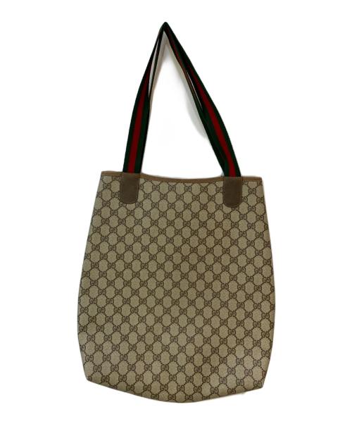 GUCCI（グッチ）GUCCI (グッチ) シェリーライントートバッグ ベージュの古着・服飾アイテム