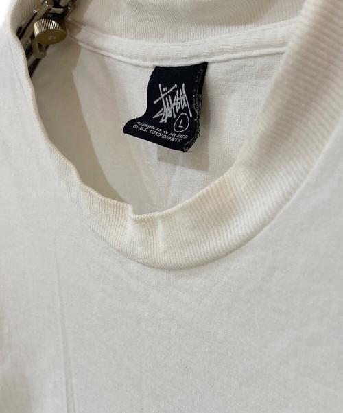 stussy（ステューシー）stussy (ステューシー) NEXUS 7 (ネクサスセブン) プリントTシャツ ホワイト サイズ:Lの古着・服飾アイテム