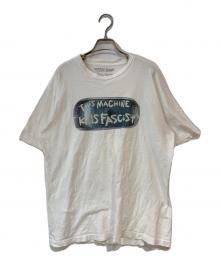 GOODENOUGH（グッドイナフ）の古着「This Machine Kills Fascist プリントTシャツ」｜ホワイト