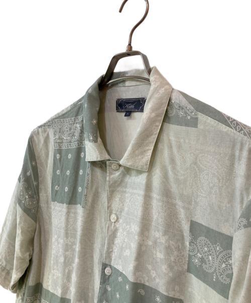 KITH（キス）KITH (キス) Silk Lyocell Bandana Reade Shirt グリーン サイズ:Mの古着・服飾アイテム