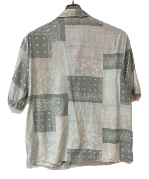 KITH（キス）KITH (キス) Silk Lyocell Bandana Reade Shirt グリーン サイズ:Mの古着・服飾アイテム