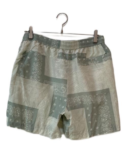 KITH（キス）KITH (キス) Silk Lyocell Bandana Cedar Short グリーン サイズ:Mの古着・服飾アイテム