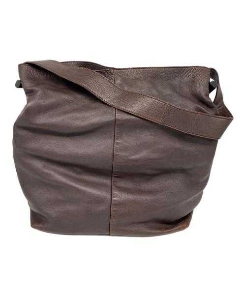 LOEWE（ロエベ）LOEWE (ロエベ) ソフトレザーショルダーバッグ ブラウンの古着・服飾アイテム