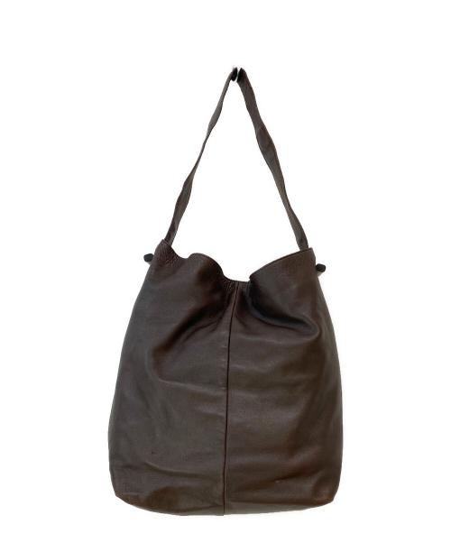 LOEWE（ロエベ）LOEWE (ロエベ) ソフトレザーショルダーバッグ ブラウンの古着・服飾アイテム