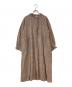 CROSS×LINEN（クロス×リネン）の古着「フリル花柄ロングワンピース」｜ピンク