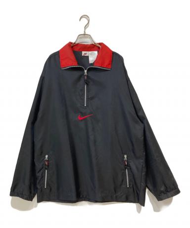 中古・古着通販】NIKE (ナイキ) 90s ナイロンプルオーバー ブラック