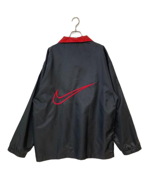 NIKE（ナイキ）NIKE (ナイキ) 90s ナイロンプルオーバー ブラック×レッド サイズ:Lの古着・服飾アイテム