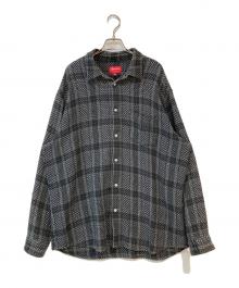 SUPREME（シュプリーム）の古着「23SS Basket Weave Plaid Shirt」｜Black