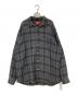 SUPREME（シュプリーム）の古着「23SS Basket Weave Plaid Shirt」｜Black
