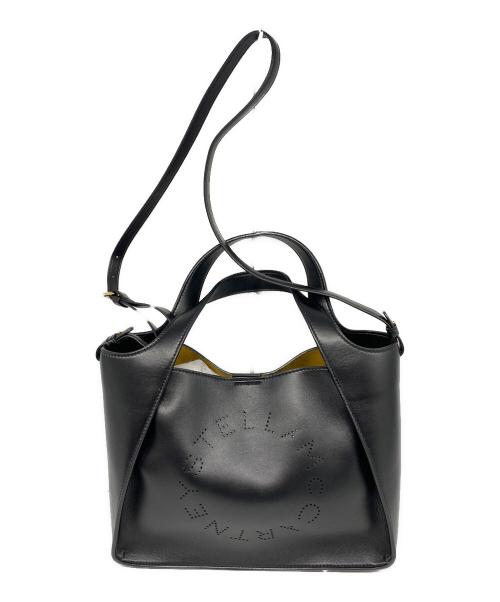 STELLA McCARTNEY（ステラマッカートニー）STELLA McCARTNEY (ステラマッカートニー) ロゴ クロスボディ トートバッグ ブラックの古着・服飾アイテム