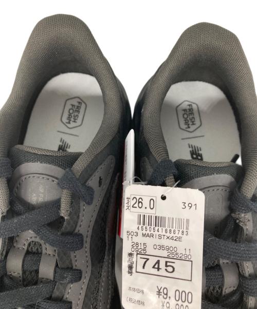 NEW BALANCE（ニューバランス）NEW BALANCE (ニューバランス) Fresh Foam Arishi v4 ローカットスニーカー ブラック サイズ:26 未使用品の古着・服飾アイテム