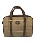 Burberry'sバーバリー）の古着「ミニボストンバッグ」｜ブラウン