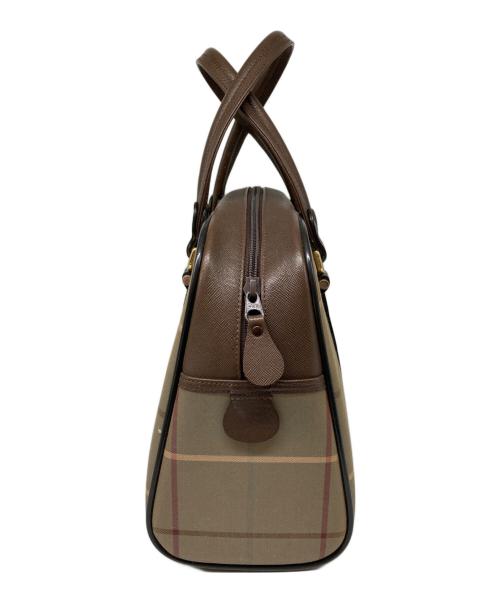 Burberry's（バーバリー）Burberry's (バーバリー) ミニボストンバッグ ブラウンの古着・服飾アイテム