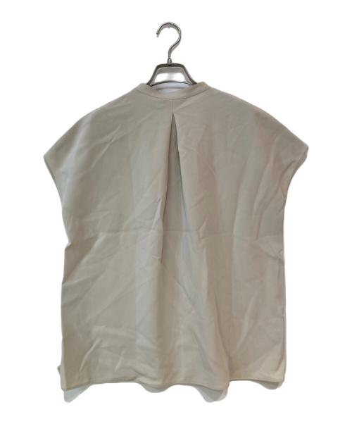theory luxe（セオリーリュクス）theory luxe (セオリーリュクス) Chrissy ノースリーブブラウス ベージュ サイズ:38 未使用品の古着・服飾アイテム