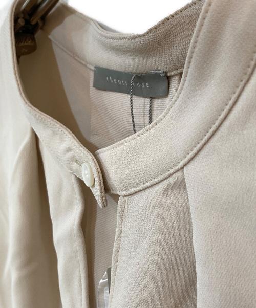 theory luxe（セオリーリュクス）theory luxe (セオリーリュクス) Chrissy ノースリーブブラウス ベージュ サイズ:38 未使用品の古着・服飾アイテム