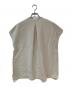 theory luxe (セオリーリュクス) Chrissy ノースリーブブラウス ベージュ サイズ:38 未使用品：8000円