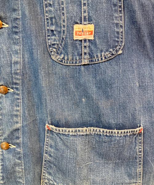 PAY DAY（ペイデイ）PAY DAY (ペイデイ) 50s デニム カバーオール インディゴ サイズ:無の古着・服飾アイテム