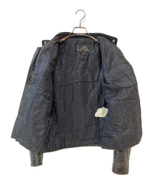 Sears（シアーズ）Sears (シアーズ) 80s シングルライダースジャケット ブラック サイズ:36の古着・服飾アイテム