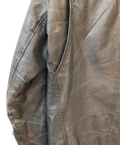 Sears（シアーズ）Sears (シアーズ) 80s シングルライダースジャケット ブラック サイズ:36の古着・服飾アイテム