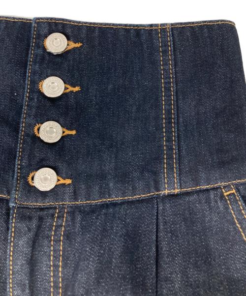 moussy（マウジー）moussy (マウジー) MOUSSY CORSET DESIGN バギー デニムパンツ インディゴの古着・服飾アイテム