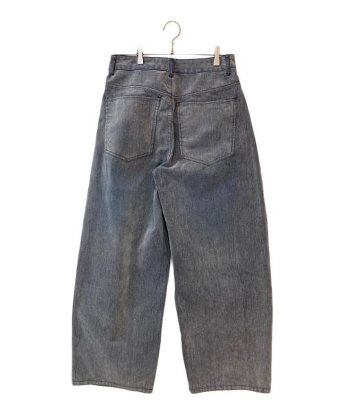 MUSUBORE（ムスボレ）MUSUBORE (ムスボレ) flocky wide denim PT グレー サイズ:1の古着・服飾アイテム