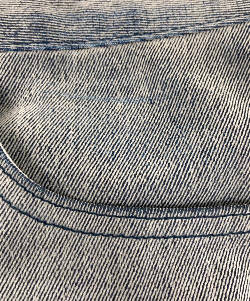 MUSUBORE（ムスボレ）MUSUBORE (ムスボレ) flocky wide denim PT グレー サイズ:1の古着・服飾アイテム