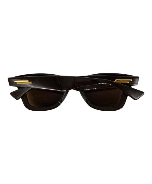 BOTTEGA VENETA（ボッテガベネタ）BOTTEGA VENETA (ボッテガベネタ) ウェリントン サングラス ブラウン サイズ:43□23-145の古着・服飾アイテム
