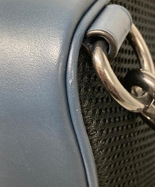 COACH（コーチ）COACH (コーチ) トラック パック カラーブロック シグネチャー キャンバス ショルダーバッグ ブルーの古着・服飾アイテム