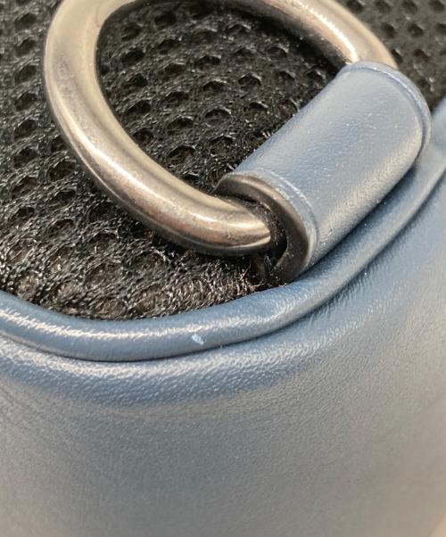 COACH（コーチ）COACH (コーチ) トラック パック カラーブロック シグネチャー キャンバス ショルダーバッグ ブルーの古着・服飾アイテム