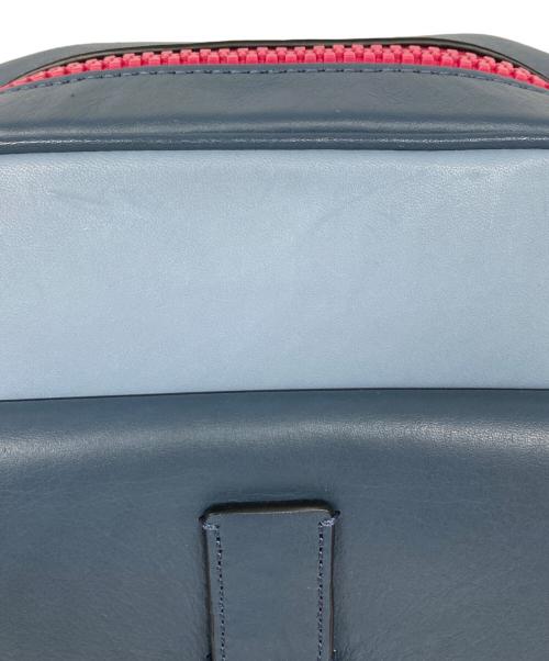 COACH（コーチ）COACH (コーチ) トラック パック カラーブロック シグネチャー キャンバス ショルダーバッグ ブルーの古着・服飾アイテム